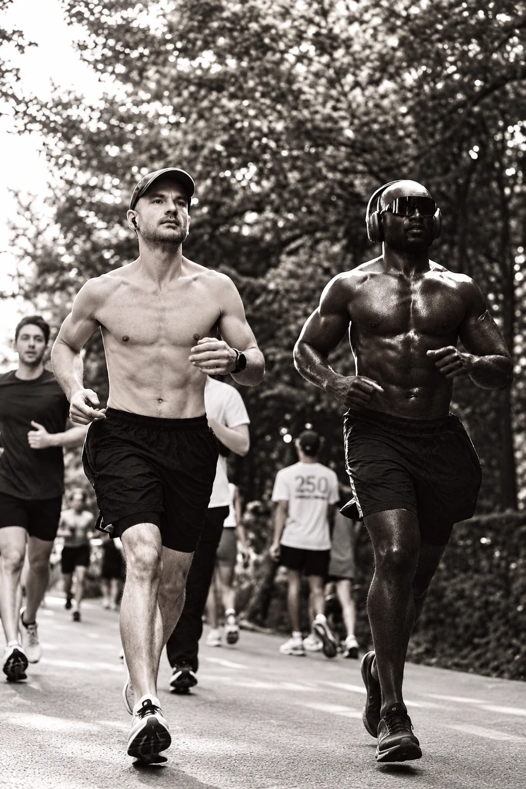 Clint Nail running outdoors in Dallas